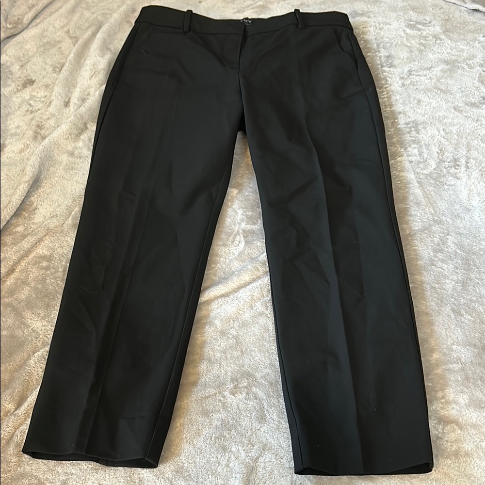J. Crew RUBY Black Cropped Dress Pants